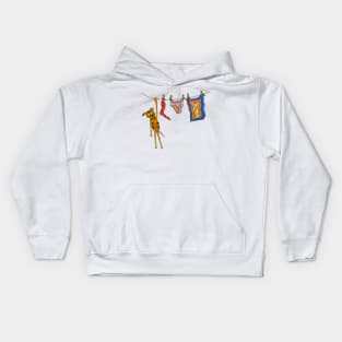 Cat hanging around Kids Hoodie